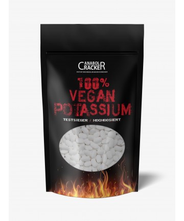 100% Vegan Potassium-500 Tabletten
